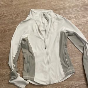 Lululemon Throwback Shape Jacket - White/Gray